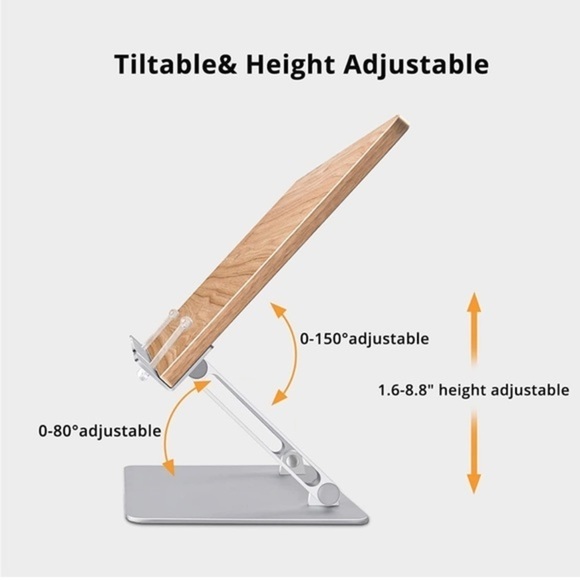 Multifunctional Book Stand Reading Book Holder Display Stand for 17" laptop +etc - Picture 15 of 16